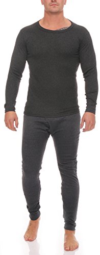 Ensemble thermique homme anthracite XXL : la solution contre les frissons de l'hiver