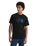 THE NORTH FACE Men's Evolution Regenerative Ink Half Dome Short-Sleeve Tee | Regular Fit Cotton Shirt with Logo Graphic