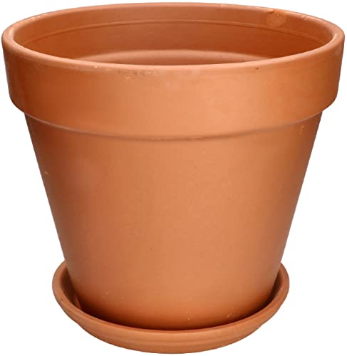 KOTARBAU® Blumentopf Übertopf aus Terrakotta ⌀ 35 cm für Innenräume und Gärten