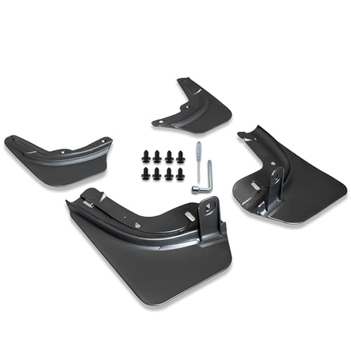 CYBERBEANS 4Pcs New Version for Tesla Model Y Launch/Juniper Mud Flaps Accessories 2025,Flexible Mudflaps No Drilling/Tape Splash Guards All Weather Protector Fenders by CYBERBEANS - Used condition - CA$37.82