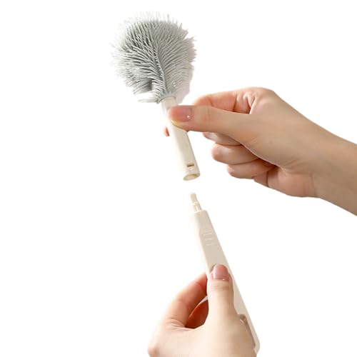 MFYOUPK Cepillo para Botellas de Agua,Desmontable Limpiador 360 | Cepillo para Botellas de Agua con Mango Largo | Para Cuello Estrecho Taza De Lavado Vaso Decantador De Vino Hogar Cocina Viaje Camping