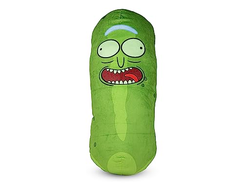 Play by Play 123086 Peluche de 32 cm y 66 cm Does Not Apply de peluche Pickle Rick & Morty Soft 32 cm y 66 cm, multicolor, 2 tamaños a elegir