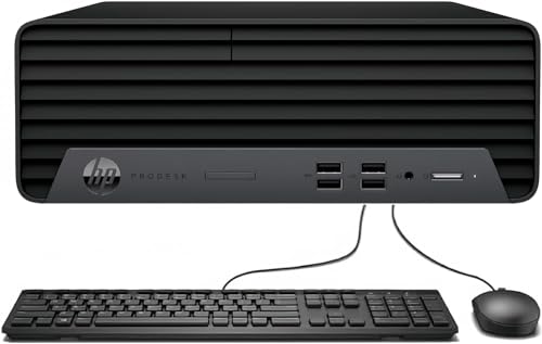 HP Prodesk 400 G7 SFF Business Desktop Computer, Intel Pentium G6500, 16 GB DDR4 RAM, 256 GB SSD, Wi-Fi, HDMI, DP, Keyboard& Mouse, Windows 10 Pro (renewed)
