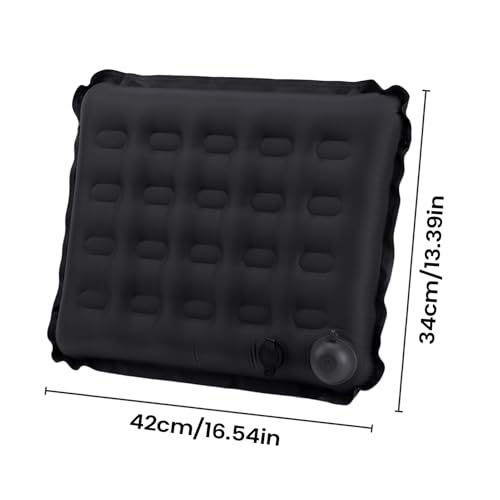 Coussin gonflable de siege pour assise dure en voyage - 6