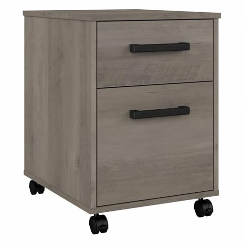 Bush Furniture City Park 2 Drawer Mobile File Cabinet, Driftwood Gray - Image 6