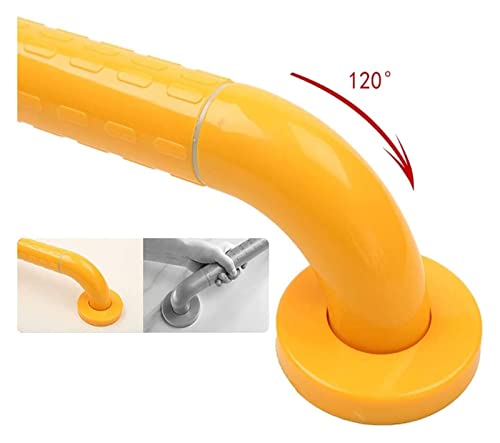 Poignées appui barres d'appui nylon jaune pour escalier et senior