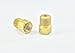 Brake Line Adapter for 1/4" Tube, (Female) Inverted Flare, 7/16-24 to (Male) 1/4" Pipe (Pack of 2)