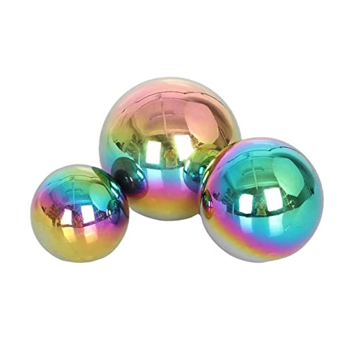 BESPORTBLE Stainless Steel Ball Garden Mirror Sphere Mirror Polished Balls Outdoor Decor