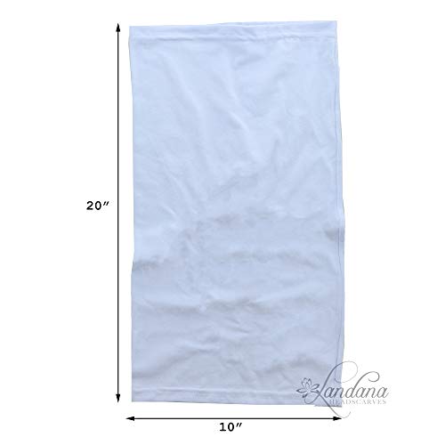 Image of Cotton Face Mask Bandana Tube Scarf Made in America Solid Neck Gaiter