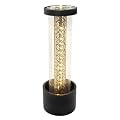 Sunnydaze Glittering Rain Outdoor Water Fountain with Lights - Zinc - 41.25-Inch - Includes Warm White LED Lights
