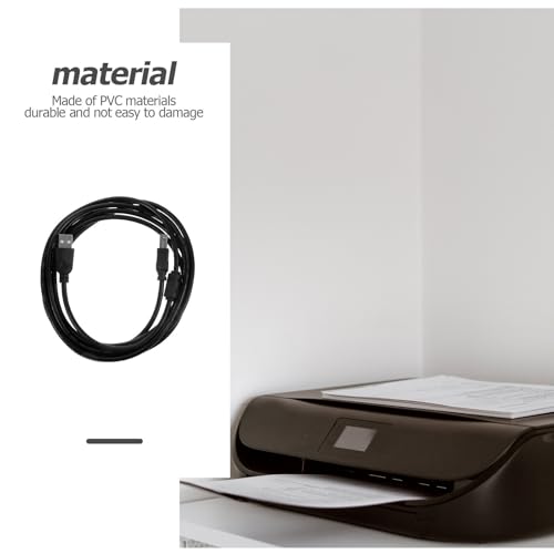 OSOLADY USB Printer Cable 3 Meters Long for Office and Home Use PVC USB Cord Compatible with Fax Machines Copiers Scanners and Computers Fast Data Transfer for Consistent Printing - Thumbnail 5