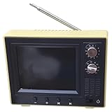 Design realistico in miniatura: questa TV per casa delle bambole in stile vintage presenta dettagli autentici come un involucro strutturato e un'antenna ruotabile a 180°, che la rendono un'aggiunta affascinante e credibile a qualsiasi ambientazione di casa delle bambole..La sua estetica retrò piace sia ai collezionisti che agli appassionati di fai da te, esaltando perfettamente l'atmosfera nostalgica del tuo mondo in miniatura.