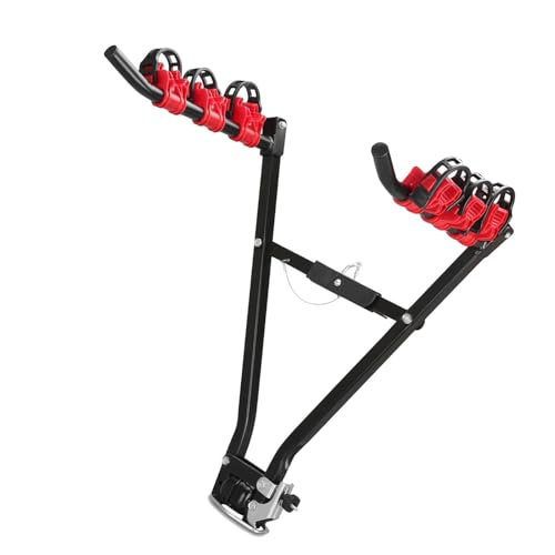 Oshhni Portabiciclette o Portabiciclette posteriore per auto Resistente e salvaspazio, Gancio di traino sicuro per gancio per bicicletta