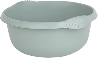 Silver Sage High Grade Plastic Round Washing Up Bowl Kitchen Basin Sink Tidy Organiser (36 cm)