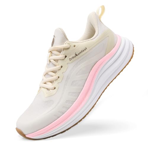 Women's Orthopedic Tennis Sports Casual Walking Shoes: Plantar Fasciitis Orthotic Swollen Feet Pain...