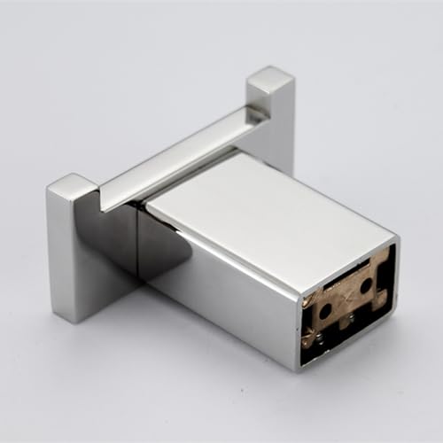 Ensemble de matériel de salle de bain chromé au design moderne éclatant - 4