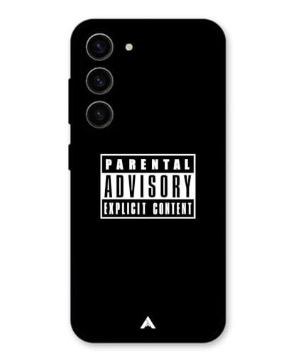 Image of Premium Explicit Case for Samsung Galaxy S23 Ultra Soft-Touch Metal TPU Back Cover, Shockproof, Designer, Aesthetic Mobile Phone Case (Glossy Finish)