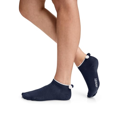 Jockey Womens Socks 1876 Collection Pom-Pom Sock 1876 Navy Blue 6-10