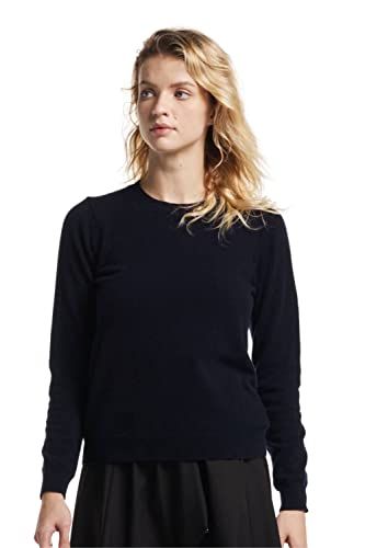 Image of EURKEA Women's Crewneck 100% Cashmere Sweater, Cozy Pullover Winter Top for Women, Gift Ready