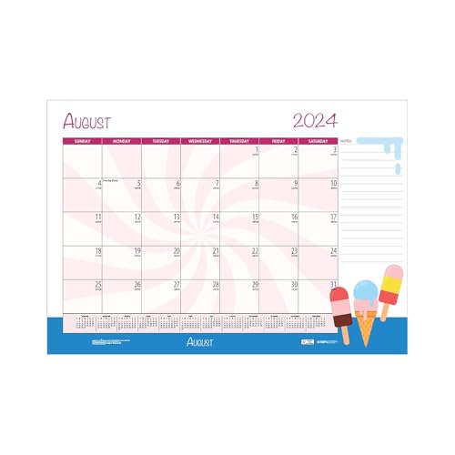 Buy Ecotones Recycled Academic Desk Pad Calendar, 18.5 X 13, Orchid Sheets, Cordovan Corners, 12-month (aug-july): 2022-2023