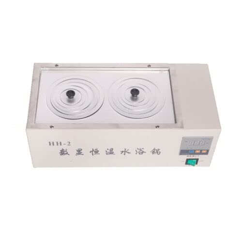 HH-2 Lab Digital Thermostatic Water Bath Double Holes Electric Heating Bath 600W