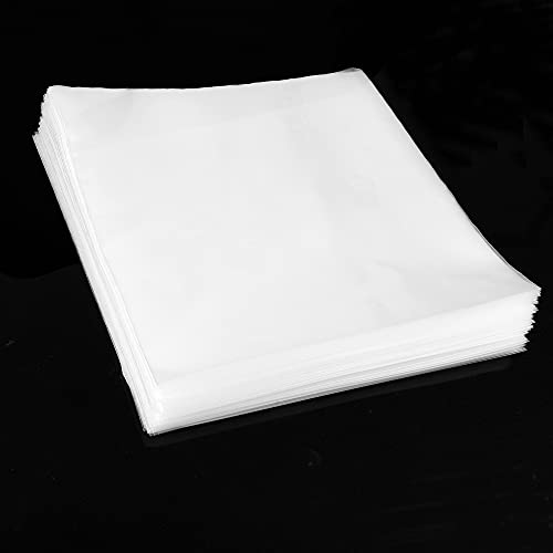 ewtshop® Lot de 100 housses de protection pour disques vinyles simples 7" - Transparent Cover