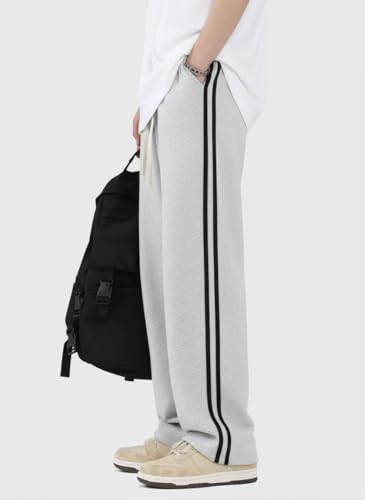 Image of dockstreet Men's /Unisex || Open Bottom || Stretchable || Drawstring Bottom Drawstring Pure Cotton Stretchable Baggy Jogger Pants