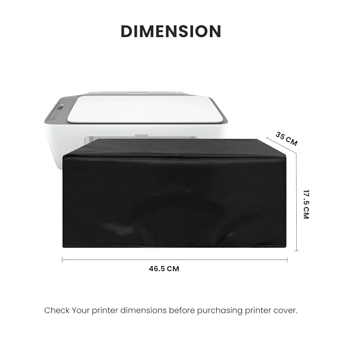 Image of Alifiya Dust Proof Washable Printer Cover for HP DeskJet 4826 Ultra Ink Advantage Printer - Black