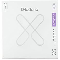 D’addario XSABR1152-3P – 3 jeux de cordes XS 80/20 Bronze guitare acoustique – 11-52 - Les Beatles, Paul McCartney, John Lennon, RIngo Starr, George Harrison
