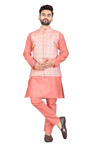 Image of Trustous Traditional Men's Kurta Koti Set (3 PCS SET)