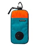 Funda Móvil Impermeable Ciclismo Cremallera Sellada Accesorios Cartera Teléfono Bici Maillot Bicicleta Estuche Acolchado Nylon Antirayaduras Tamaño Universal 17x9x1cm 75g (Turquesa)