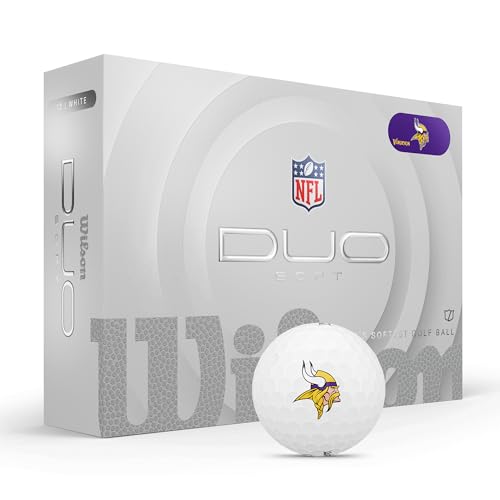 Wilson Duo Soft NFL Vikings Golf Balls