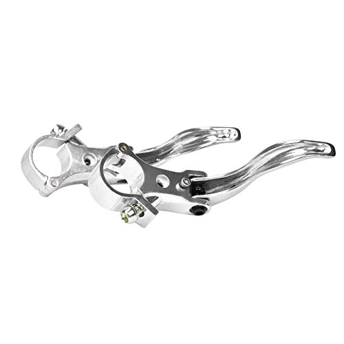Leva Freno Bici,1 Paio di Accessori Per Freno Manubrio In Lega Di Alluminio da 24 Mm Per Bicicletta Ciclismo (Argento)