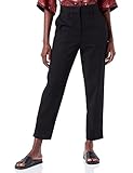 96%COTTON 4%ELASTANE Sisley Damen Trousers 4iullf00v Pants, Black 100, 40 Slim EU