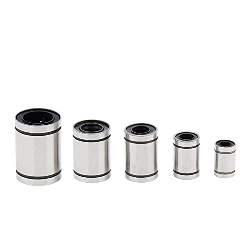 LM8UU LM6UU LM10UU LM12UU Linear Bushing Linear Bearings CNC parts 3D printer All types - (Guide Length: LM8UU)