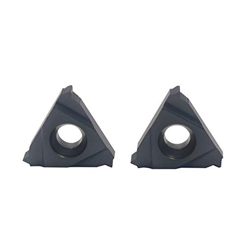 Tool Part for 16ER 16W 20PCS Indexable Tungsten Threading Lathe Inserts 16ER 16W LDA Threading Inserts for Stainless Steel