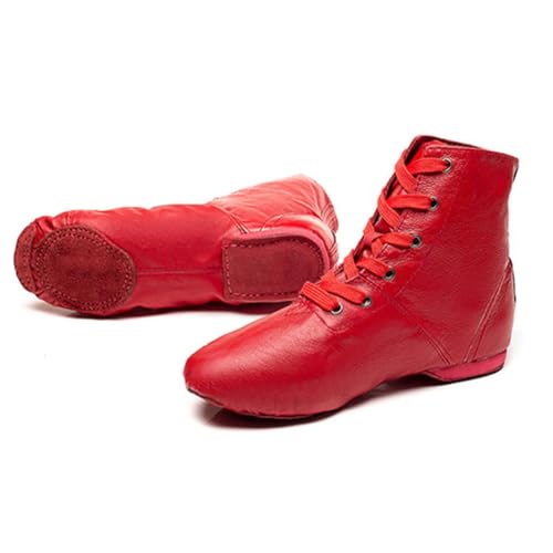 MSMAX Jazz Sneakers for Women Cheerleading Shoes Dance Ankle Boots3