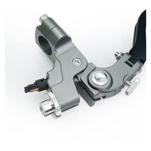 Levier d'embrayage moto d'exception et freins hydrauliques de précision rouge