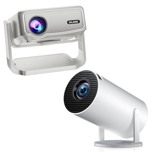 Salange HY300PRO Mini Projector and ‎P90A Smart Android Projector, 4K 1080P HD Mini Protable Projector