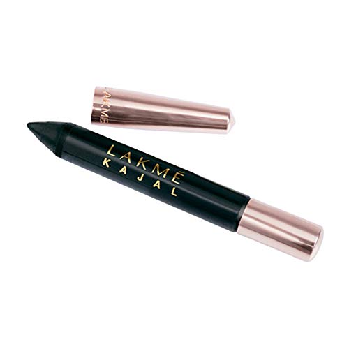 Image of LAKME Insta Semi-Matte FinishEye Liner, Black, 9ml & Kajal Pencil Eye Liner, Black, 2g