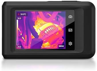 HIKMICRO Pocket2 256 x 192 IR Resolution Thermal Imaging Camera with 8MP Visual Camera, SuperScene™, 25 Hz, Wi-Fi, 3.5" Touch Screen Thermal Imager, IP54, -4°F~572°F