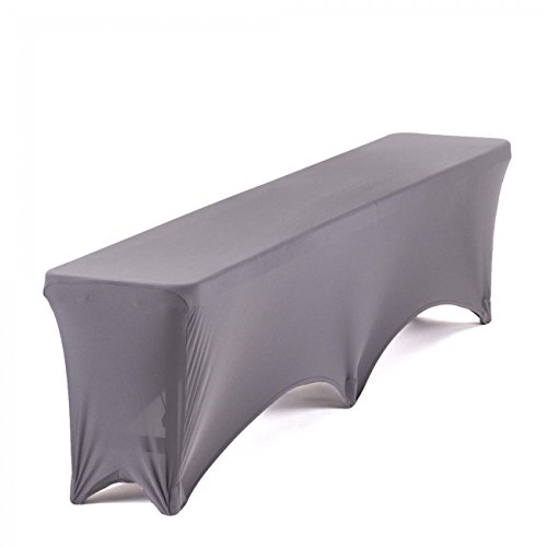Strattore Couverture Nappe Décoration Banc Cover Table Cover Housses de Protection en Anthracite