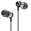 Betron AX5 Wired Earphones with Microphone, Deep Bass In-Ear Headphones, Tangle-Free Cable, Noise Isolating, 3.5mm Jack - Black #1