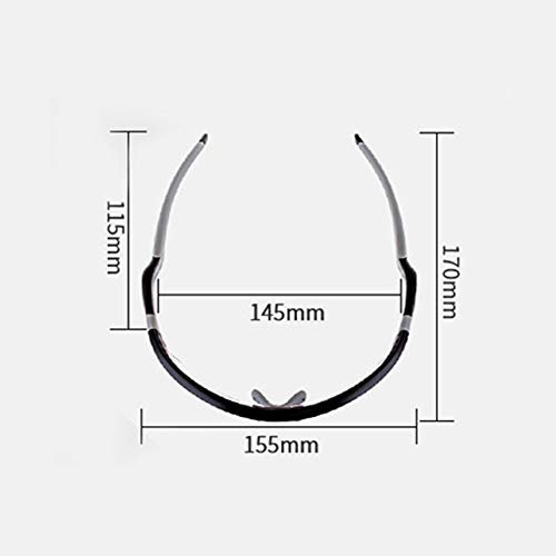 Gafas de sol protectoras antideslumbrantes para evitar fatiga ocular al correr 5