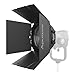 Aputure CF12 Barn Doors for CF12 Fresnel with 8-Leaf Design and Integrated Metal Scrim Holder to Control Light Output (Black)