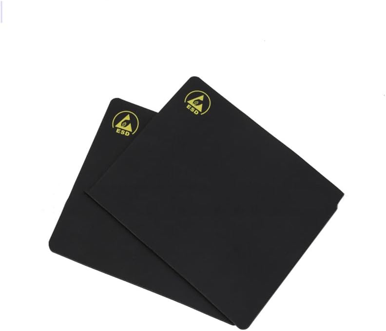 10 Pack Anti-Static Mouse Pad,ESD-Protected Rubber Base with Conductive Fabric,Size 180x220mm for Cleanrooms