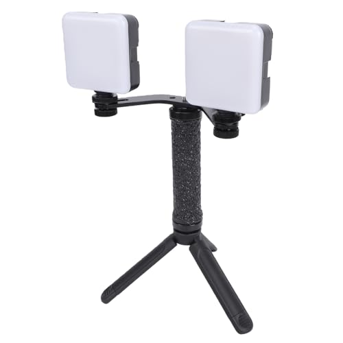 Kit de luz de vídeo contra sombras en vlogging con batería recargable USB