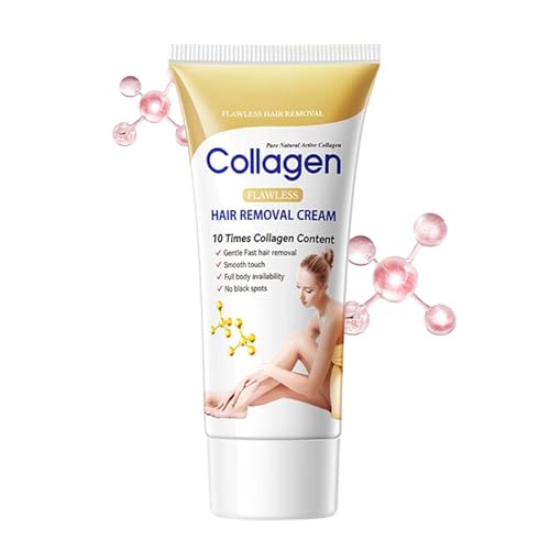 Pruojhw Crema Depilatoria Corporal | 60 g Efecto a largo plazo Calmante Rápido Productos de Belleza, Crema Facial Para Depilación | Cuerpo Zona Íntima Piernas Espalda Pecho Axilas Cuidado de la Piel