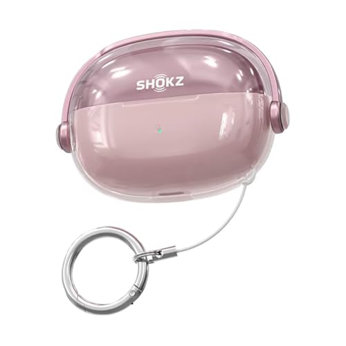 For Shokz OpenDots ONE �p �P�[�X �C���z���P�[�X �Ή�: Shokz OpenDots ONE �J�o�[TPU���� �ی�P�[�X ���C�����X�[�d�Ή� LED���C�g�������� �J���r�i �X�g���b�v ������� �V���v�� �N���A �N���A�P�[�X 