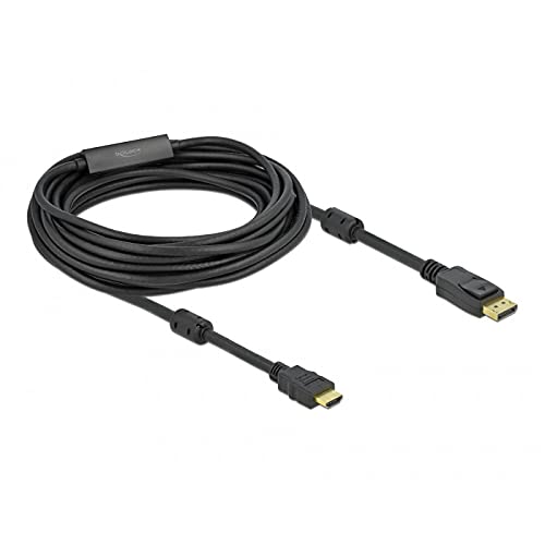 Delock Aktives DisplayPort 1.2 zu HDMI Kabel 4K 60 Hz 10 m